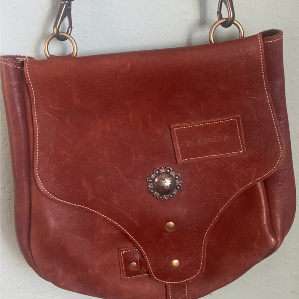 Leather Saddle Bag crossbody